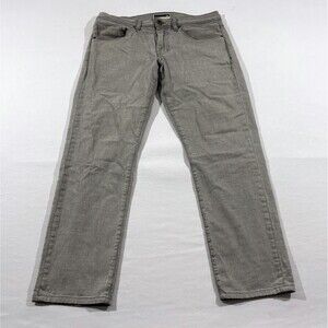 Travis Mathew Pants Mens Denim Gray Cotton Jeans Straight Leg Casual Sz 30x27